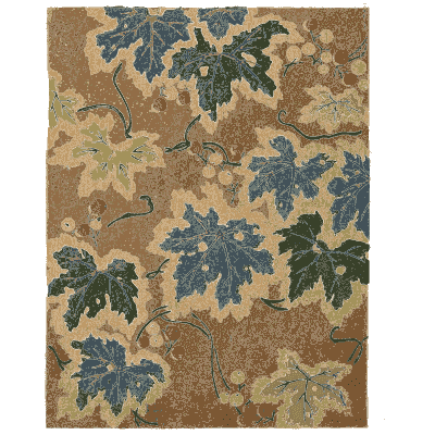 Vine leaf pattern plate - Shin Bijutsukai, Issue 8 - 1902
