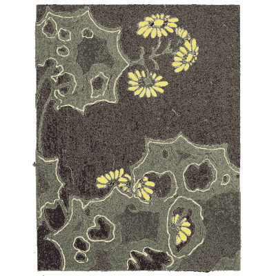 Chrysanthemum pattern plate - Shin Bijutsukai, Issue 8 - 1902