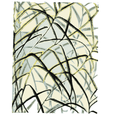 Crossed grass pattern plate - Shin Bijutsukai, Issue 9 - 1902
