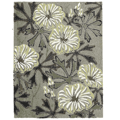 Morning glory pattern plate - Shin Bijutsukai, Issue 9 - 1902