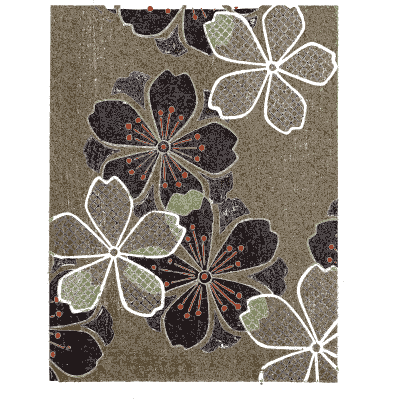 Cherry blossom pattern plate - Shin Bijutsukai, Issue 9 - 1902
