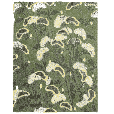 Wave and foliage pattern plate - Shin Bijutsukai, Issue 9 - 1902