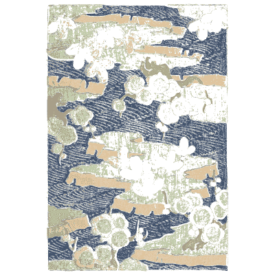 Landscape band pattern plate - Shin Bijutsukai, Issue 10 - 1902