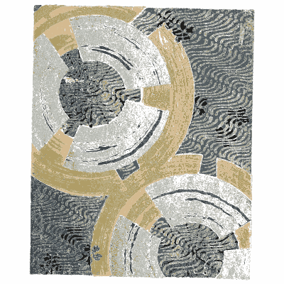 Roundel and wave pattern plate - Shin Bijutsukai, Issue 10 - 1902
