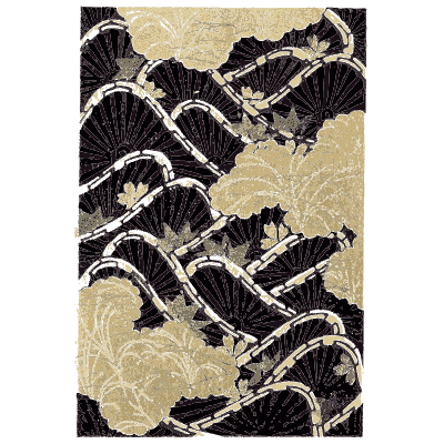 Pine bough pattern plate - Shin Bijutsukai, Issue 10 - 1902