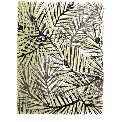 Fern frond pattern plate - Shin Bijutsukai, Issue 11 - 1902
