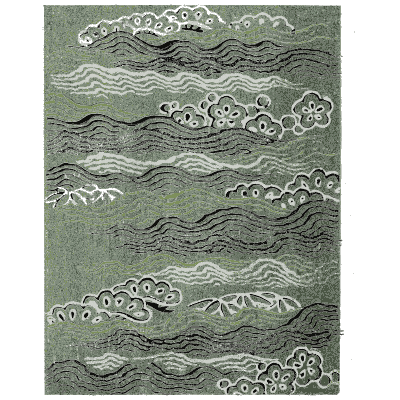 Wave crest pattern plate 02 - Shin Bijutsukai, Issue 11 - 1902