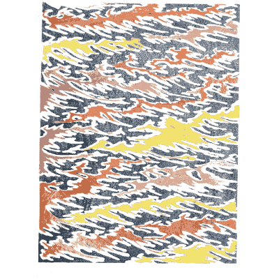 Wave stripe pattern plate - Shin Bijutsukai, Issue 11 - 1902