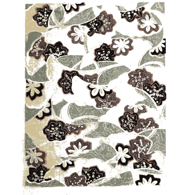 Leaf and blossom pattern plate - Shin Bijutsukai, Issue 11 - 1902