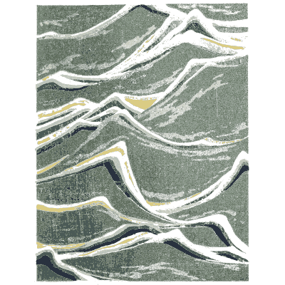 Wave band pattern plate - Shin Bijutsukai, Issue 11 - 1902