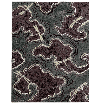 Wave scroll pattern plate - Shin Bijutsukai, Issue 12 - 1902