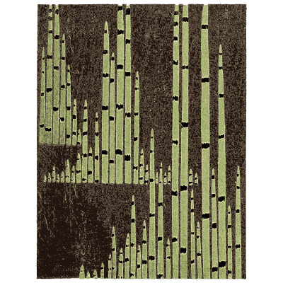 Bamboo stem pattern plate - Shin Bijutsukai, Issue 12 - 1902