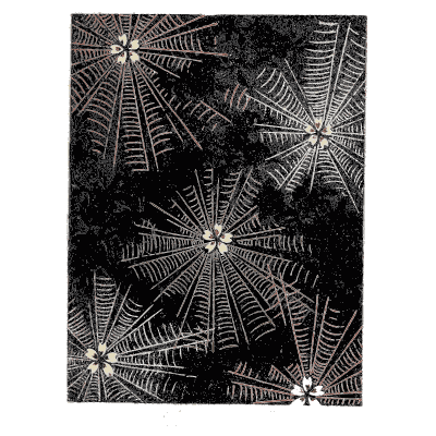 Starburst flower pattern plate - Shin Bijutsukai, Issue 12 - 1902