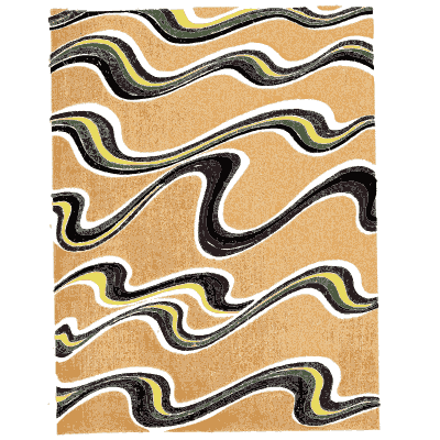 Wave band pattern plate - Shin Bijutsukai, Issue 12 - 1902
