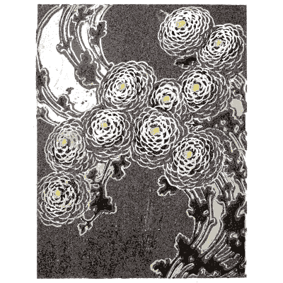 Blossom cluster pattern plate - Shin Bijutsukai, Issue 13 - 1902