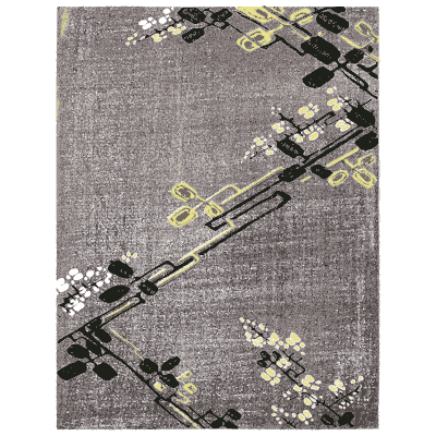 Grass and pole pattern plate - Shin Bijutsukai, Issue 13 - 1902