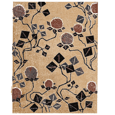 Scattered floral pattern plate - Shin Bijutsukai, Issue 13 - 1902