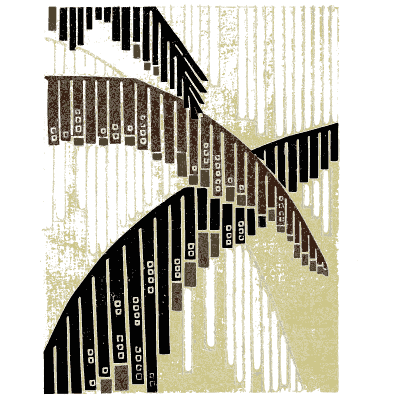 Striped fan pattern plate - Shin Bijutsukai, Issue 14 - 1902