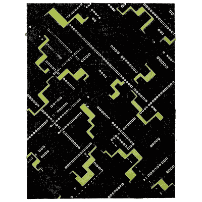 Stepped block pattern plate - Shin Bijutsukai, Issue 14 - 1902