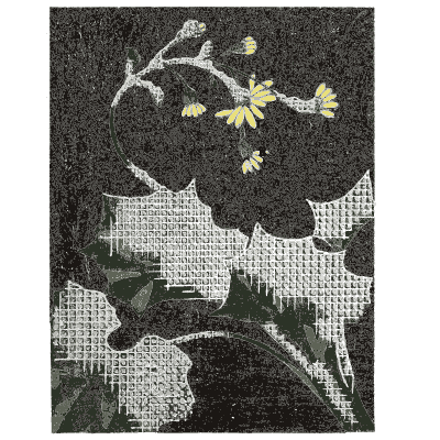 Pine and cloud pattern plate - Shin Bijutsukai, Issue 14 - 1902