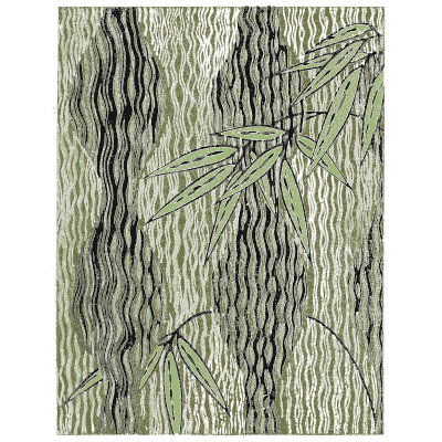 Fine grass pattern plate - Shin Bijutsukai, Issue 14 - 1902