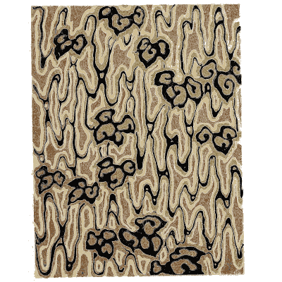 Blossom and stem pattern plate - Shin Bijutsukai, Issue 15 - 1902