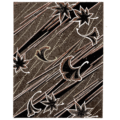 Maple and stream pattern plate - Shin Bijutsukai, Issue 15 - 1902