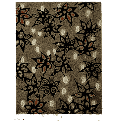 Star flower pattern plate - Shin Bijutsukai, Issue 15 - 1902