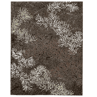 Speckled foliage pattern plate - Shin Bijutsukai, Issue 15 - 1902
