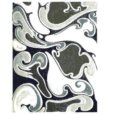 Wave scroll pattern plate 02 - Shin Bijutsukai, Issue 16 - 1902
