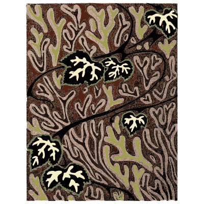 Vine and leaf pattern plate - Shin Bijutsukai, Issue 16 - 1902
