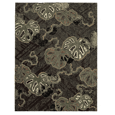 Vine leaf pattern plate - Shin Bijutsukai, Issue 17 - 1902
