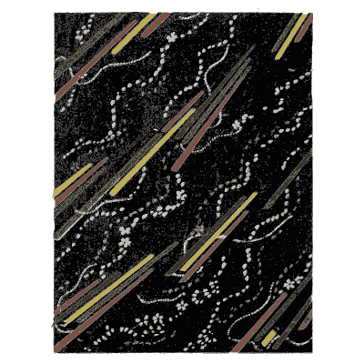 Diagonal streak pattern plate - Shin Bijutsukai, Issue 17 - 1902
