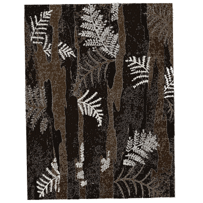 Fern and stripe pattern plate - Shin Bijutsukai, Issue 17 - 1902