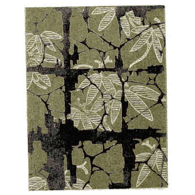 Leaf and block pattern plate - Shin Bijutsukai, Issue 17 - 1902
