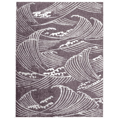 Wave scroll pattern plate - Shin Bijutsukai, Issue 17 - 1902