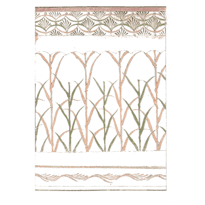 Grass panel pattern plate - Shin Bijutsukai, Volume 2 - 1902