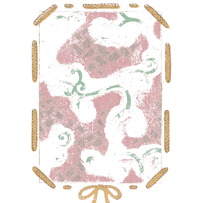 Scroll panel pattern plate - Shin Bijutsukai, Volume 2 - 1902