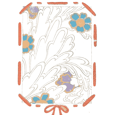 Framed blossom pattern plate - Shin Bijutsukai, Volume 2 - 1902