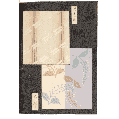 Black block panel plate - Shin Bijutsukai, Volume 2 - 1902