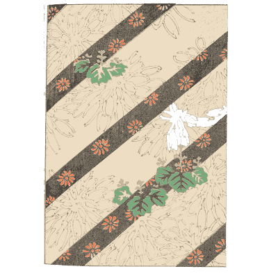 Diagonal band pattern plate - Shin Bijutsukai, Volume 2 - 1902