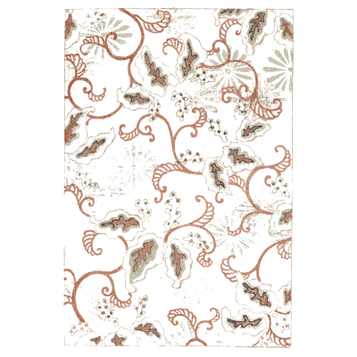 Scroll and leaf pattern plate - Shin Bijutsukai, Volume 2 - 1902