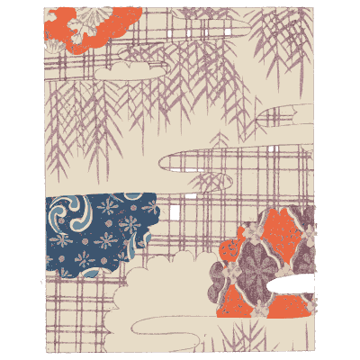 Patchwork motif plate 02 - Shin Bijutsukai, Volume 2 - 1902