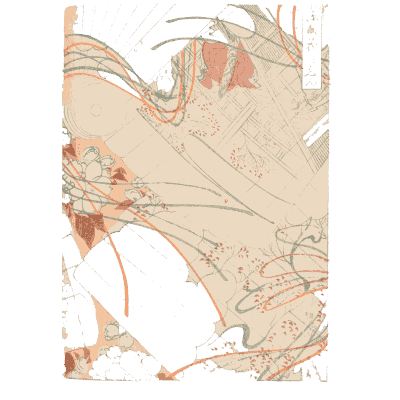 Faint line and leaf plate - Shin Bijutsukai, Volume 2 - 1902