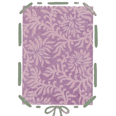 Violet floral panel plate - Shin Bijutsukai, Volume 2 - 1902