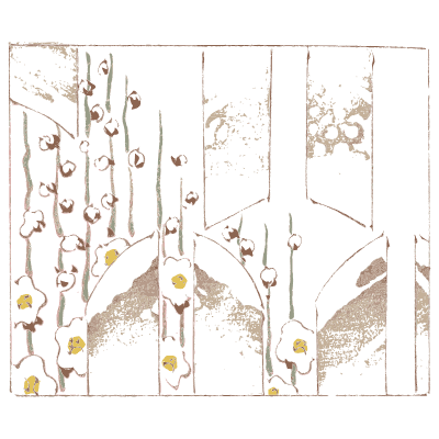 Faint panel collage plate - Shin Bijutsukai, Volume 2 - 1902