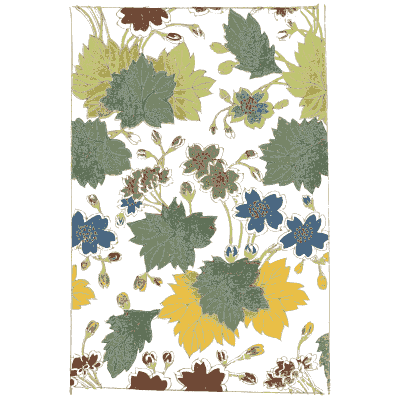 Scattered maple leaf plate - Shin Bijutsukai, Volume 2 - 1902
