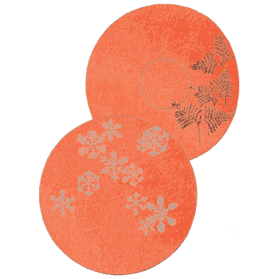 Coral roundel plate - Shin Bijutsukai, Volume 2 - 1902