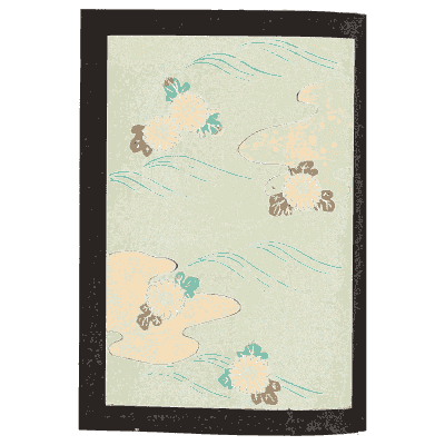 Framed shore pattern plate - Shin Bijutsukai, Volume 2 - 1902