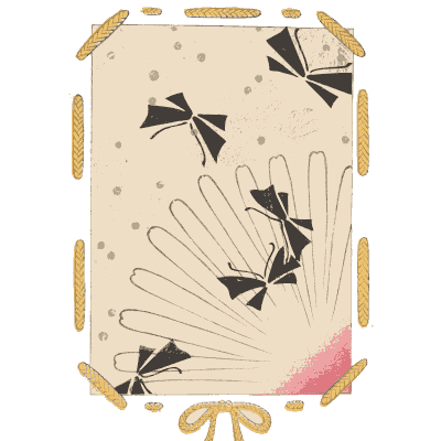 Butterfly and fan pattern plate - Shin Bijutsukai, Volume 2 - 1902